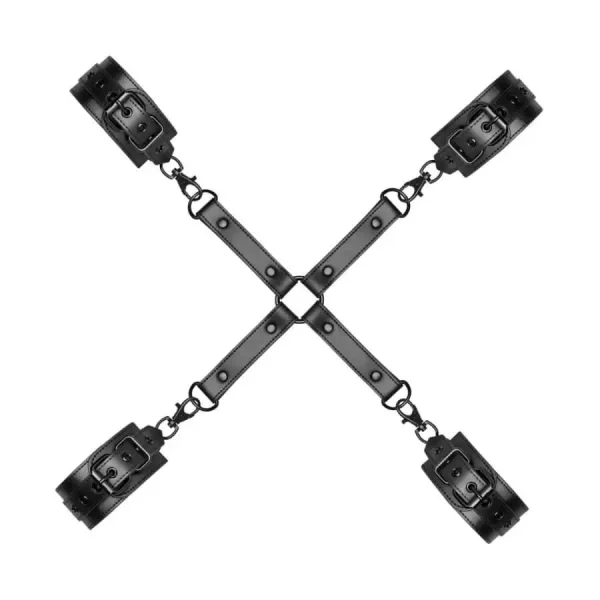 4-Way Restraint Cross Hogtie Bedroom Fantasies