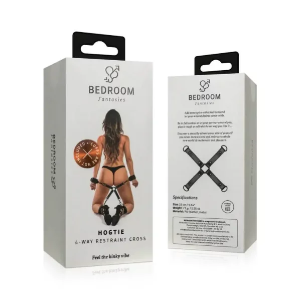 4-Way Restraint Cross Hogtie Bedroom Fantasies