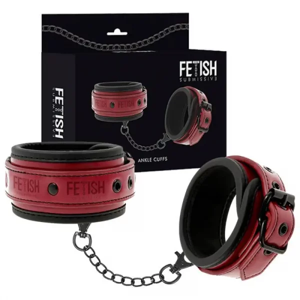 Algemas de Tornozelos Fetish Submissive Dark Room