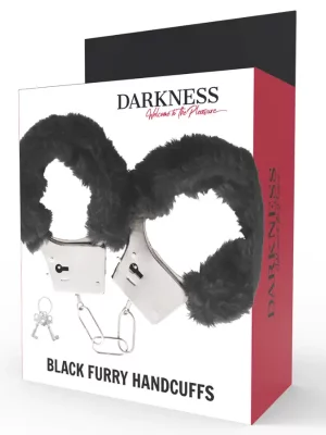 Algemas Metálicas Darkness com Peluche Preto