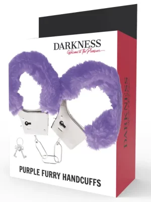 Algemas Metálicas Darkness com Peluche Roxo