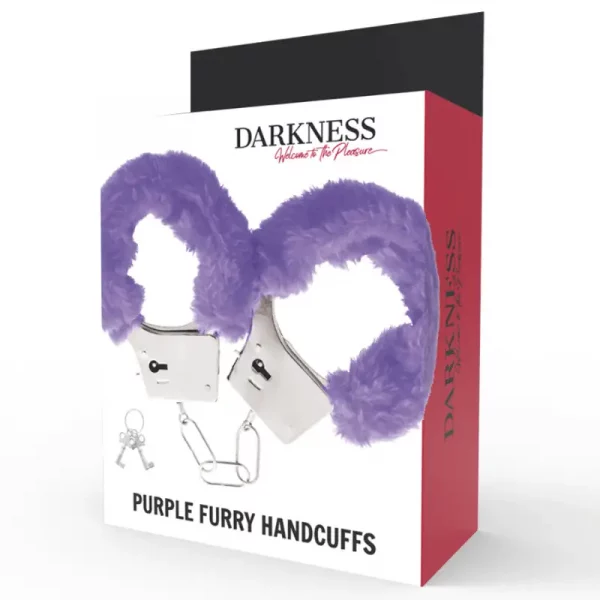 Algemas Metálicas Darkness com Peluche Roxo