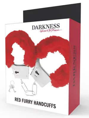 Algemas Metálicas Darkness com Peluche Vermelho