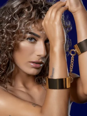Algemas Metálicas Slave Wrist Cuffs Taboom Dona