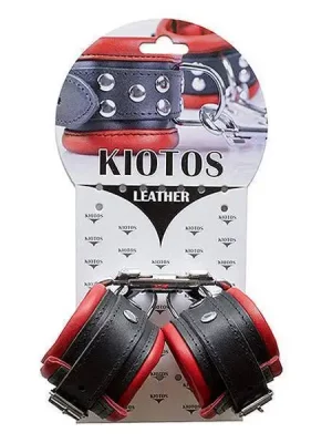 Algemas para Pulsos Kiotos Pretas e Vermelhas