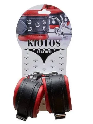 Algemas para Tornozelos Kiotos Pretas e Vermelhas