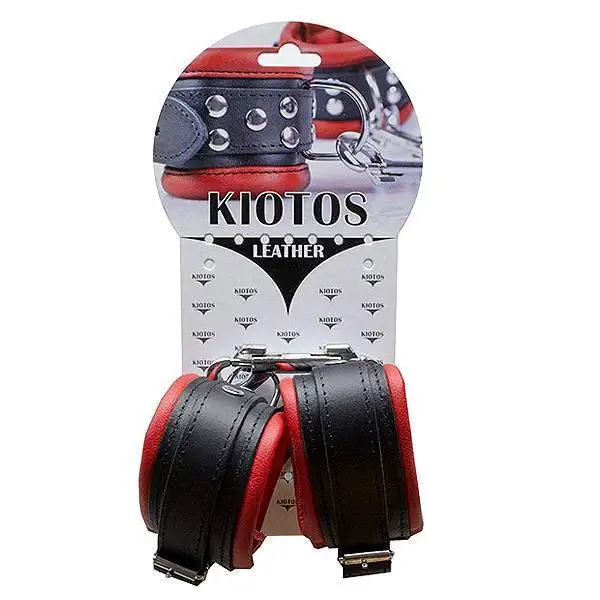 Algemas para Tornozelos Kiotos Pretas e Vermelhas