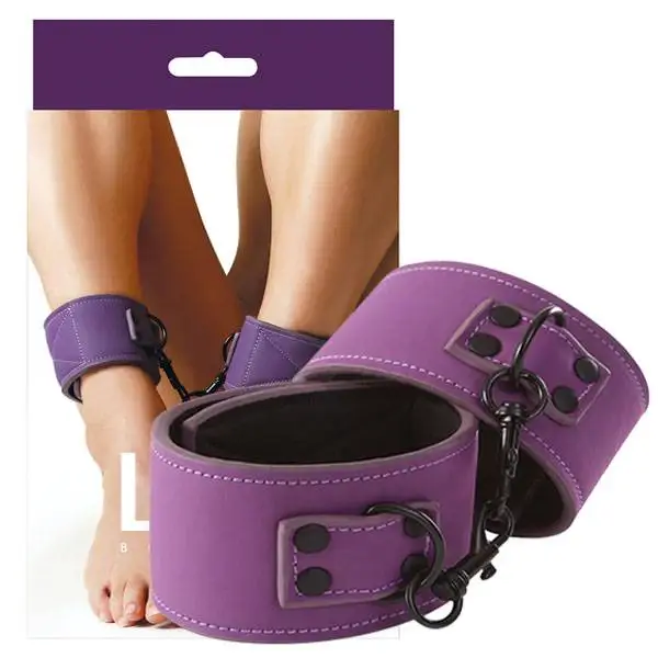 Algemas para Tornozelos Lust Bondage Series Roxo