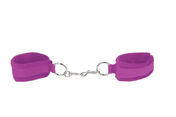 Algemas Soft Cuffs Ouch! Roxo