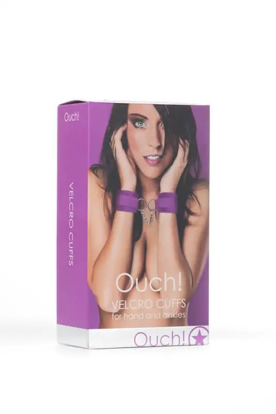 Algemas Soft Cuffs Ouch! Roxo
