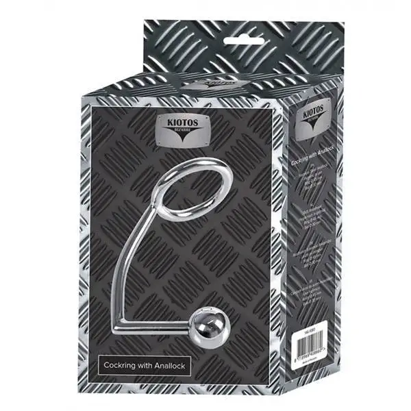 Anel com Bola Anal em Aço Inox Kiotos