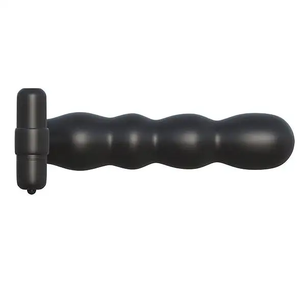 Anel com Dildo Fantasy C-Ringz Dupla Penetração Preto