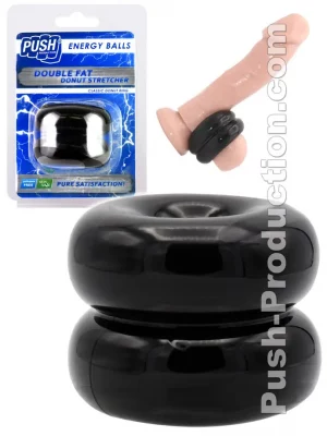 Anel Double Fat Donut Balls Stretcher