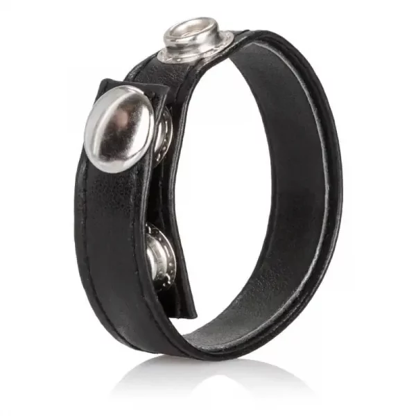 Anel em Couro Calexotics 3-Snap Ring
