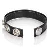 Anel em Couro Calexotics 3-Snap Ring
