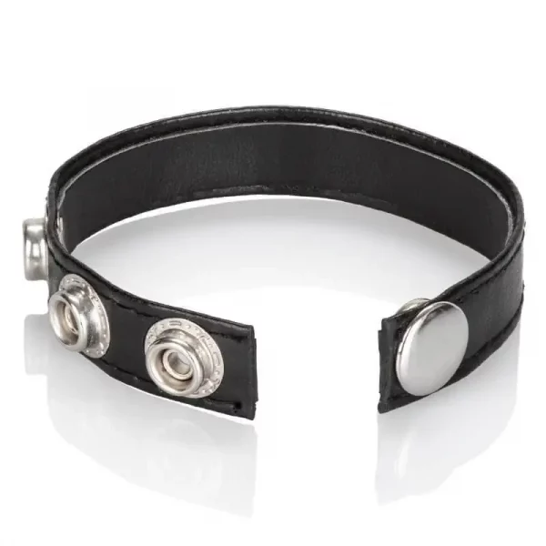 Anel em Couro Calexotics 3-Snap Ring