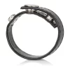 Anel em Couro Calexotics 3-Snap Ring