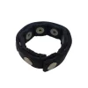 Anel em Couro Cock & Ball Rivets Snap Strap