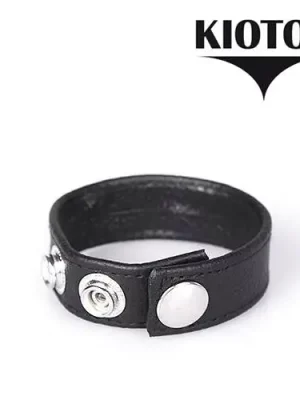 Anel em Couro Plain Cock & Ball Strap Kiotos - Estreito