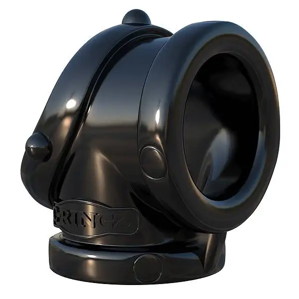 Anel Fantasy C-Ringz Rock Hard Cock Pipe Preto