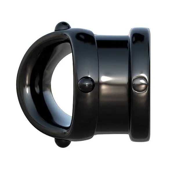 Anel Fantasy C-Ringz Rock Hard Cock Pipe Preto