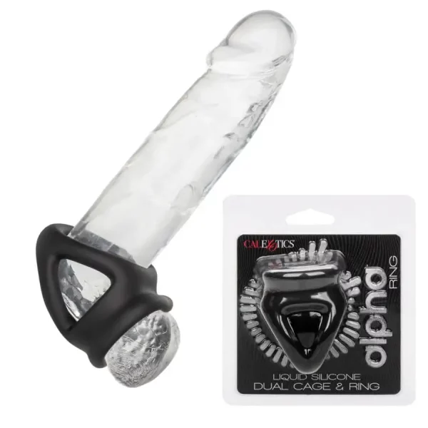 Anel Peniano Alpha Dual Cage & Ring