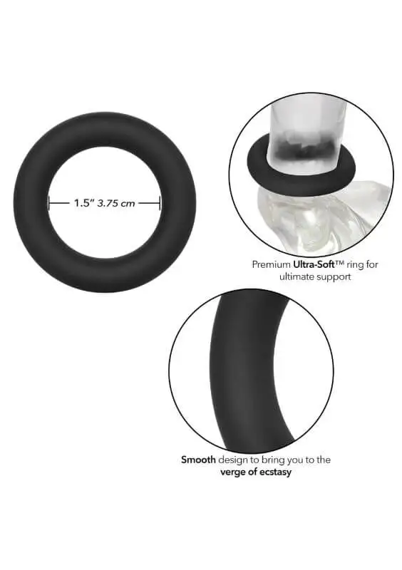 Anel Peniano Link Up Ultra-Soft Verge Preto