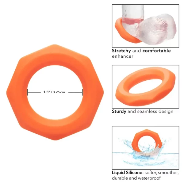 Anel Peniano Sexagon Alpha Ring