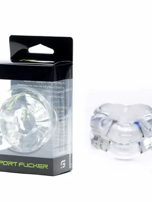Anel Revolution Ball Stretcher Transparente by Sport Fucker