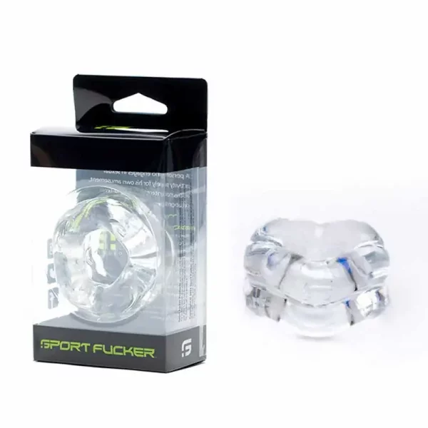 Anel Revolution Ball Stretcher Transparente by Sport Fucker
