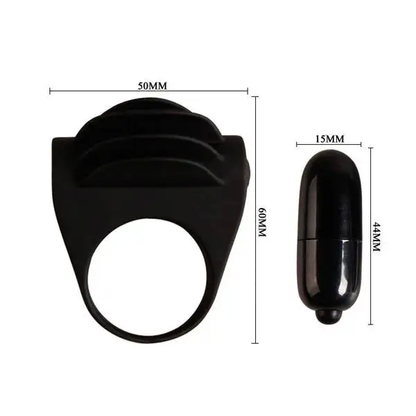 Anel Vibratório Chester Pretty Love Preto