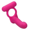 Anel Vibratório com Dildo Double Diver