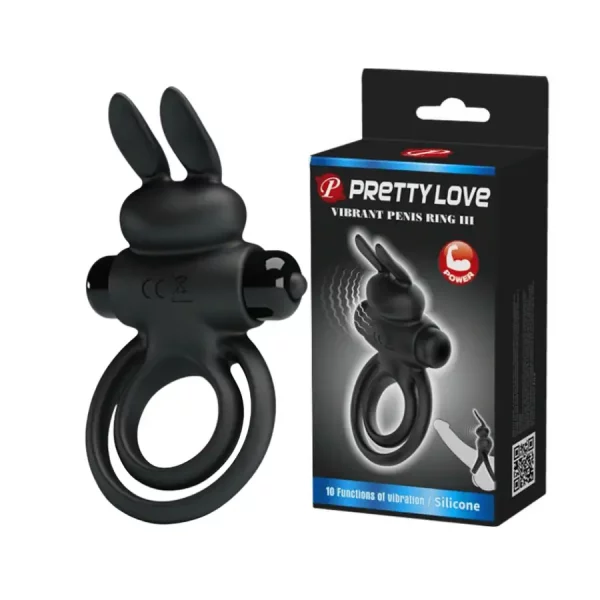 Anel Vibratório Duplo Pretty Love