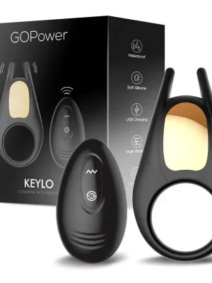 Anel Vibratório Go Power Keylo com Comando à Distância