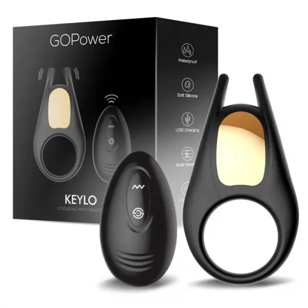 Anel Vibratório Go Power Keylo com Comando à Distância