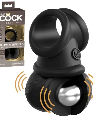 Anel Vibratório King Cock Crown Jewels Swinging Balls