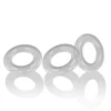 Anéis Penianos Oxballs Willy Rings Clear 3 Pack