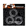 Anéis Penianos Oxballs Willy Rings Clear 3 Pack