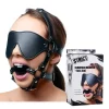 Arnês BDSM Blindfold + Ball Gag