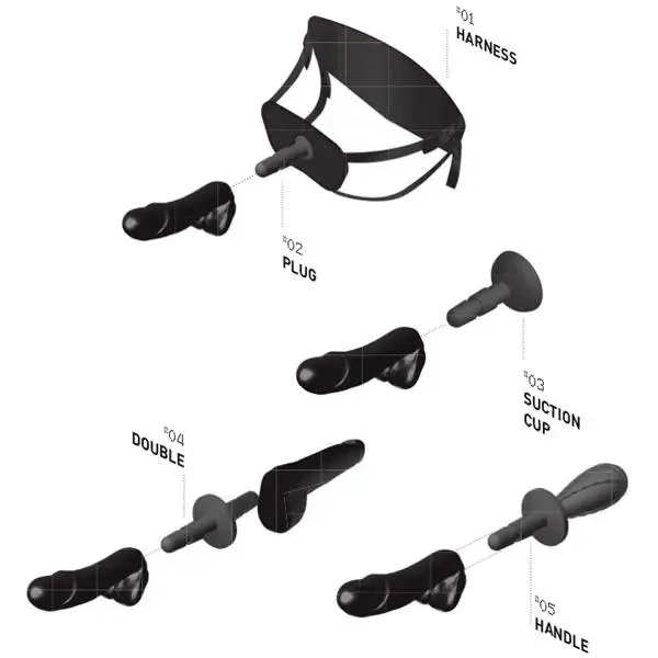 Arnês Strap-On Hung System Toys