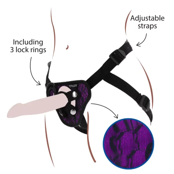 Arnês Strap-on Lace