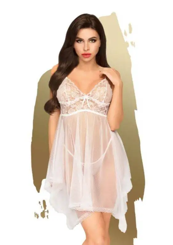 Babydoll Penthouse Naughty Doll Branco