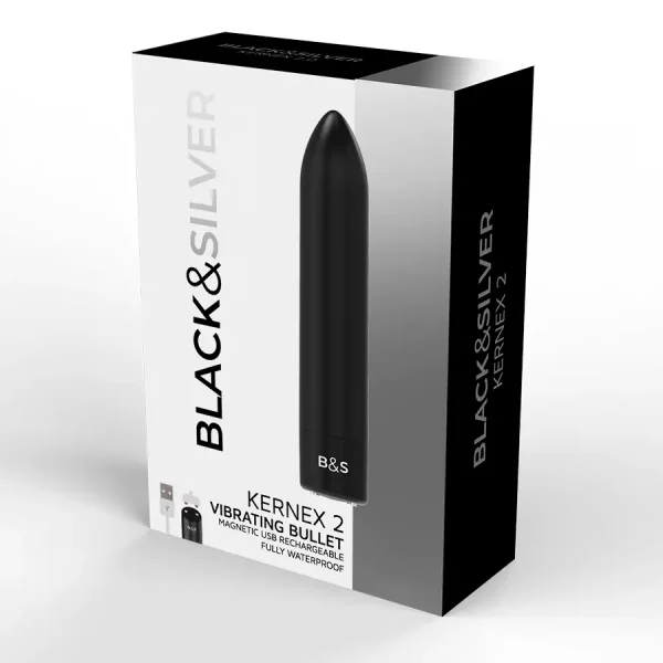 Bala Vibratória Kernex Black&Silver