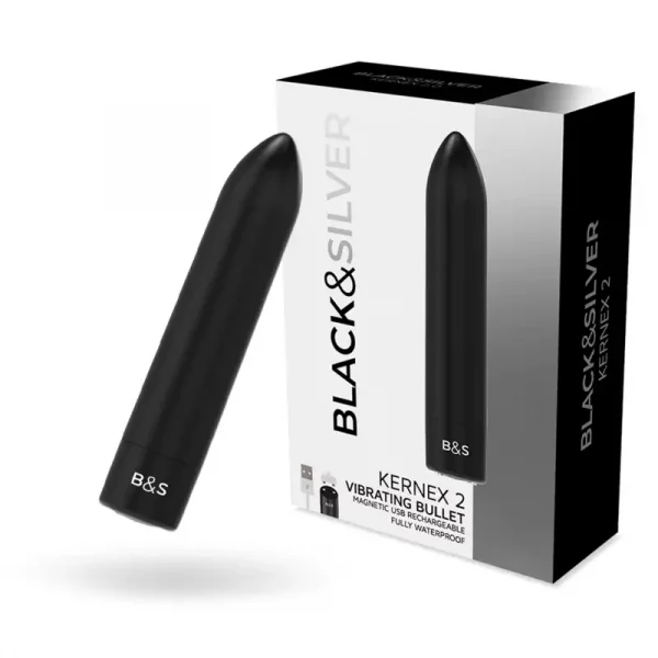 Bala Vibratória Kernex Black&Silver