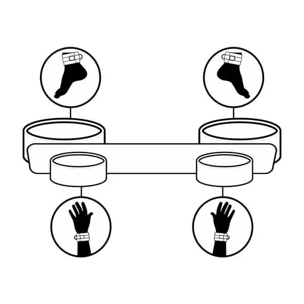 Barra de Bondage Fetish Submissive