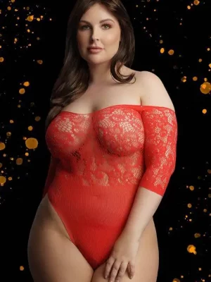 Bodie Presents Rhinestone Off Shoulder Le Desir by Shots Tamanho Grande