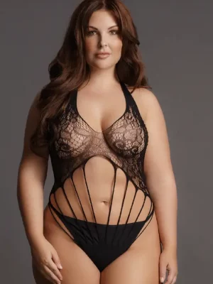 Body Halter Top With Lace Pattern Le Désir by Shots Tamanho Grande
