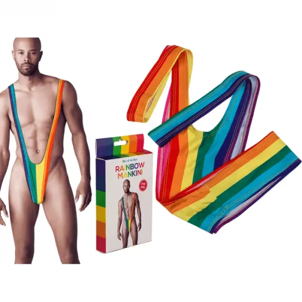 Body Masculino Rainbow Mankini