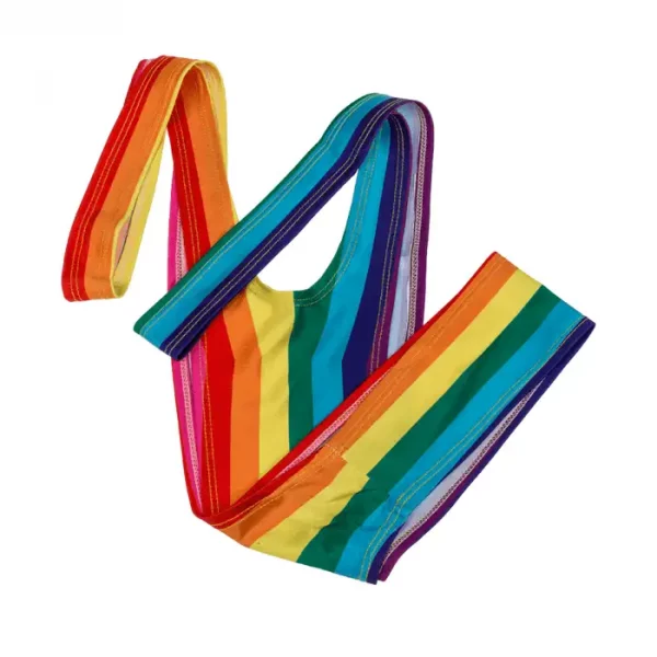 Body Masculino Rainbow Mankini