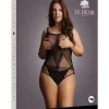 Body Net Design Contrasting Le Désir by Shots Tamanho Grande